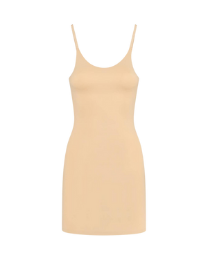 Invisible Singlet Dress, Beige