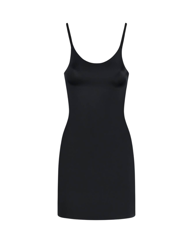 Invisible Singlet Dress, Black