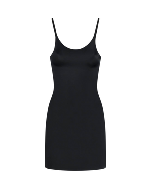 Invisible Singlet Dress, Black