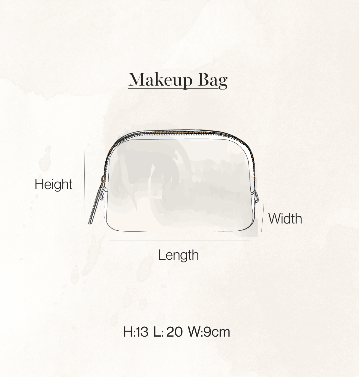 Wildflower Makeup Bag