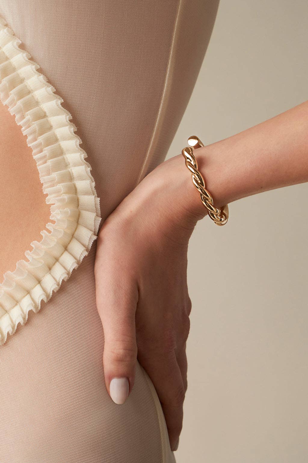 Lilou Hollow Cuff Bracelet