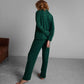 Slumberknit™ Essential Button Down Pant Set