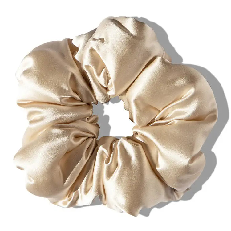 Dusty Gold Padded Scrunchie