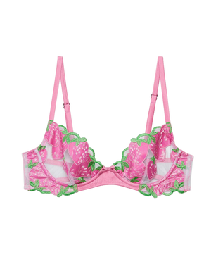 Wild Strawberry Demi Bra, Pink Cadillac