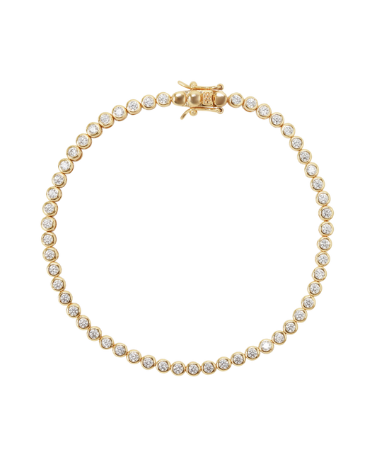Mini Reese Tennis Bracelet, Gold