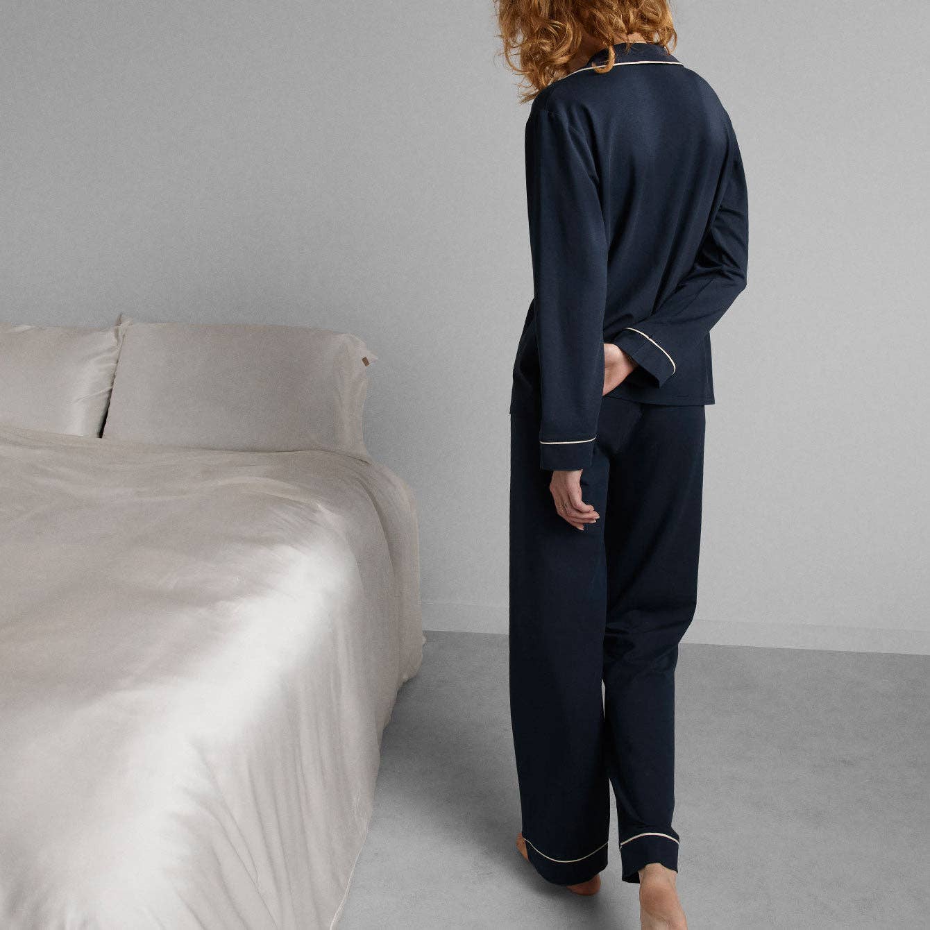 Slumberknit™ Essential Button Down Pant Set